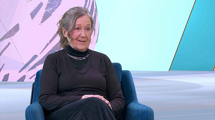 Ana Bejarano durant una entrevista